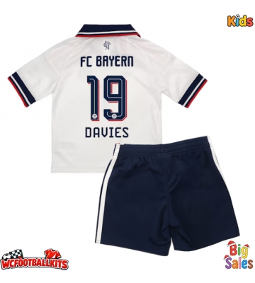 Bayern Munich Alphonso Davies #19 Replica Away Stadium Kit for Kids 2026-27 Short Sleeve (+ pants)
